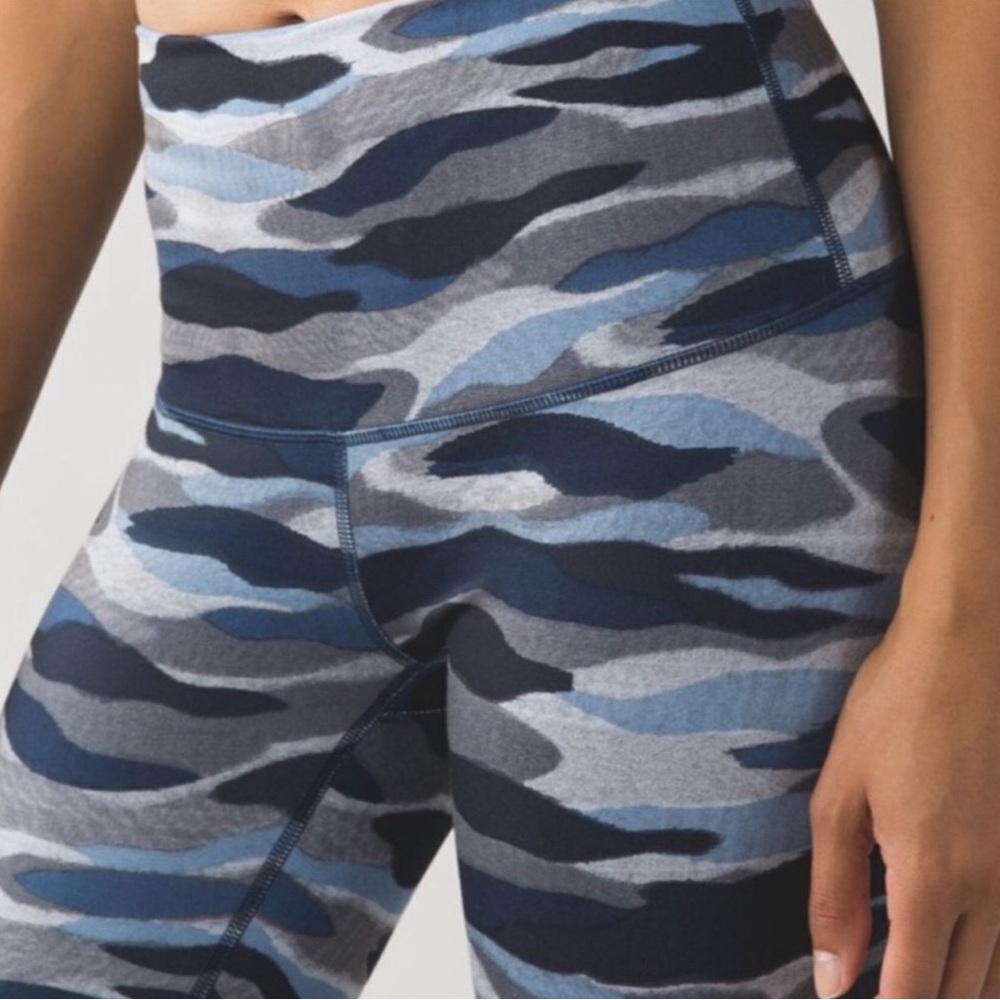 Lululemon Wunder Under Camo Leggings